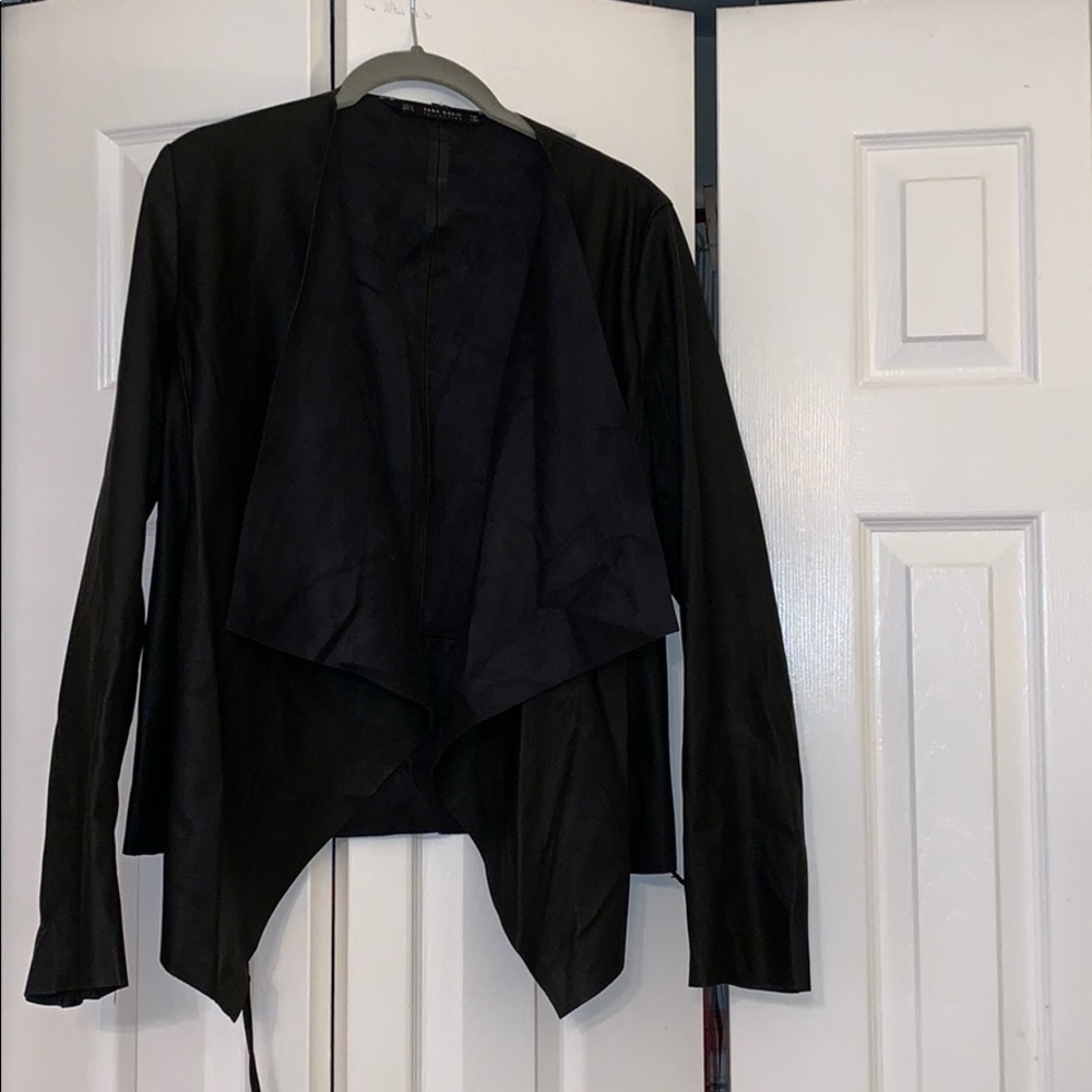 Zara Faux leather jacket